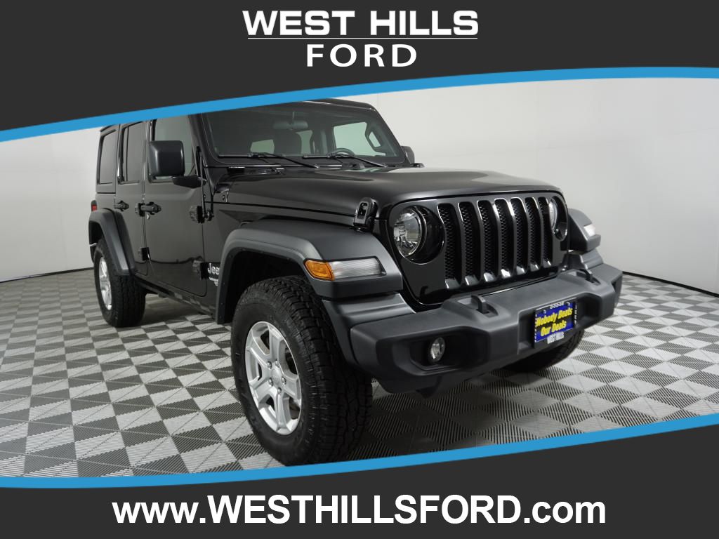 Pre Owned 2018 Jeep Wrangler Unlimited Sport 4wd